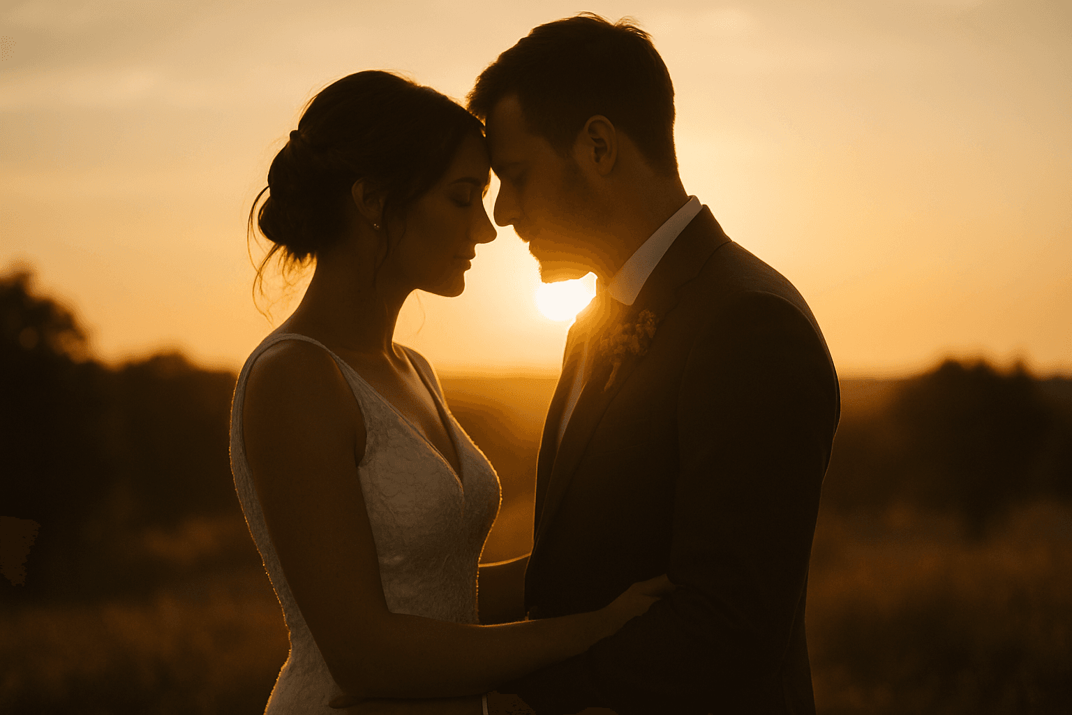 Golden hour vows